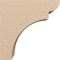 Ekena Millwork 8"W x 16"D x 16"H Classic Yorktown Rough Cedar Woodgrain TimberThane Corbel, Primed Tan CORUR08X16X16YORRCPR - alternate 2
